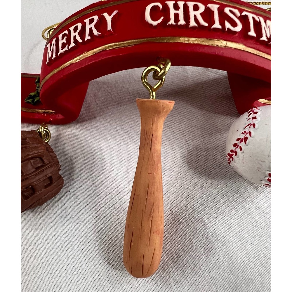 Baseball Christmas Ornament Bat Ball Glove - Picture 5 of 8